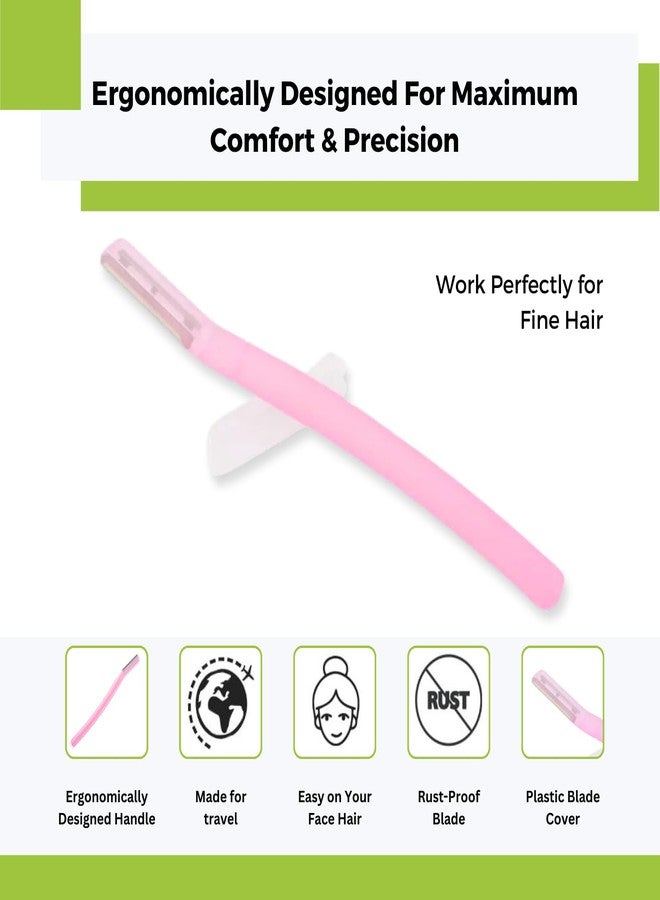 Caredone Face Cartridge For Women Reusable & Biodegradable/Quick & Easy Facial Hair Removal At Home Women razor For Eyebrow. (Face Razor -C44) - Image 3